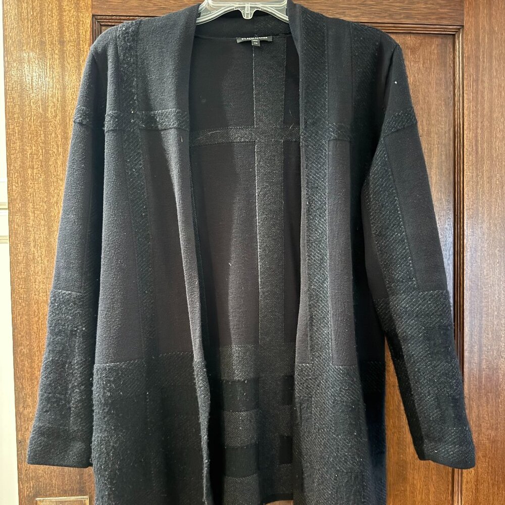 Eileen Fisher black cardigan